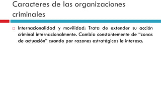 CRIMEN ORGANIZADO Y LAVADO DE ACTIVOS EN PERU | PPTX
