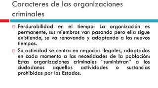 CRIMEN ORGANIZADO Y LAVADO DE ACTIVOS EN PERU | PPTX