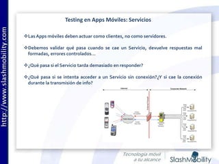 Testing en aplicaciones móviles iOS, Android