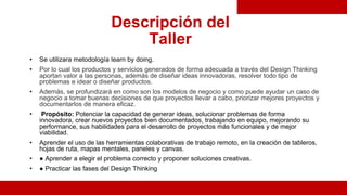 SESION 1 - TALLER DESIGN THINKING.pptx