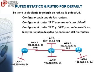Guía Completa de Enrutamiento Estático y Configuración de Routers Cisco ...