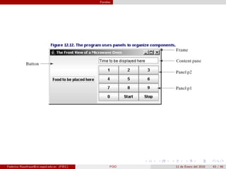 Paneles




Federico Rauefraue@cti.espol.edu.ec (FIEC)         POO   11 de Enero del 2010   43 / 46
 