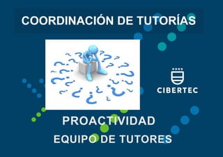 COORDINACIÓN DE TUTORÍAS