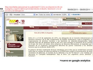 >nuevo en google analytics 