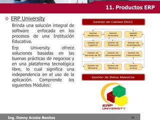 Chimbote, Setiembre 2013
12.Sectores usando ERP
 