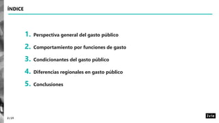 Panorámica de la evolución del gasto público, José A. Pérez y Juan ...