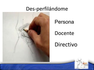 Des-perfilándome
Persona
Docente
Directivo
 