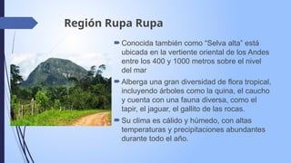 SESIÓN DE PERSONAL SOCIAL SOBRE LAS OCHO REGIONES DEL PERÚ | PPTX