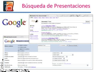 Búsqueda de Presentaciones
 
