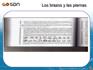 Los brazos y las piernas Copyright  2011 JDM Prohibido su uso no autorizado  