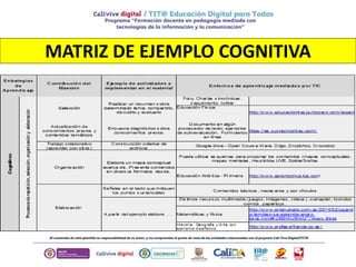 MATRIZ DE EJEMPLO COGNITIVA
 