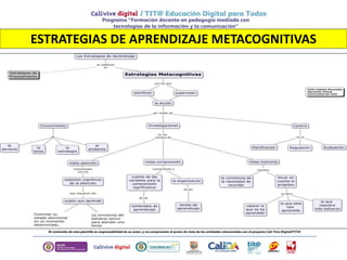 ESTRATEGIAS DE APRENDIZAJE METACOGNITIVAS
 