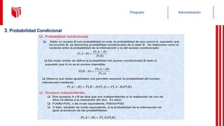 Administración
Pregrado
3. Probabilidad Condicional
 