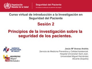 Principios de investigación en seguridad del paciente | PDF