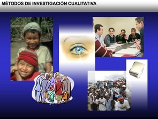 MÉTODOS DE INVESTIGACIÓN CUALITATIVA
 