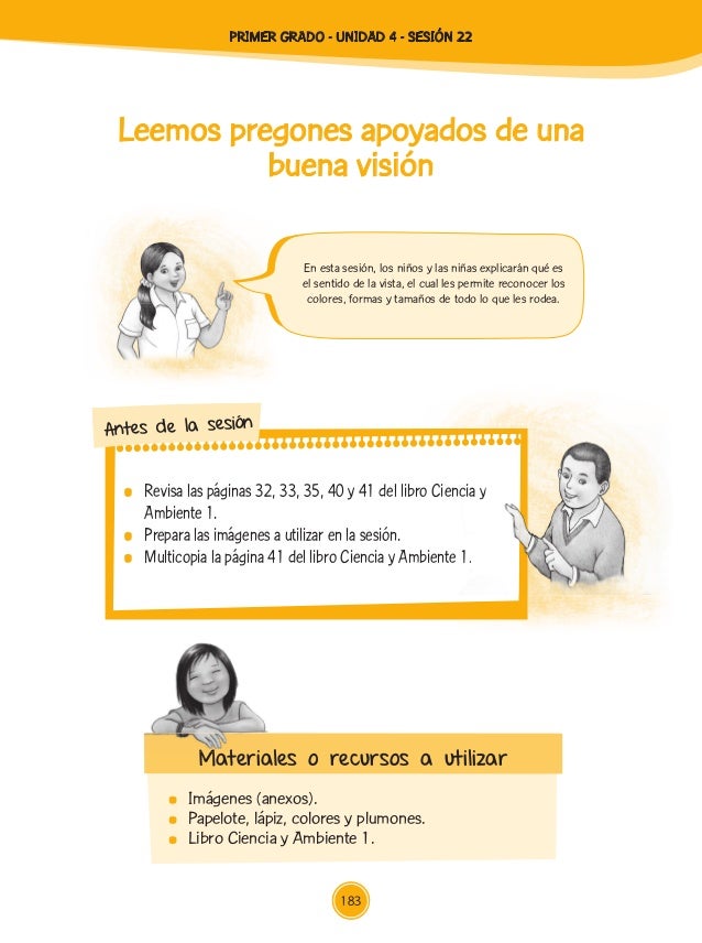 Sesión 22 integrada1er grado MINEDU.