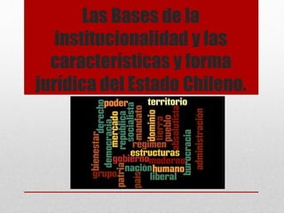 Las Bases de la
institucionalidad y las
características y forma
jurídica del Estado Chileno.
Presentación de la Unidad
 