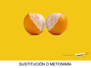 SUSTITUCI ÓN O METONIMÍA 