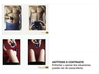 ANT ÍTESIS O CONTRASTE Enfrentar u oponer dos situaciones,  pueden ser de causa-efecto. 