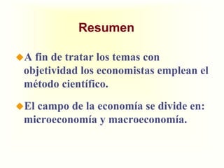 Cómointeractúan los mercados, como un todo, a nivelnacional.Microeconomía y Macroeconomía