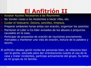 Prepararse para ser Líder de Grupo en Casa. 