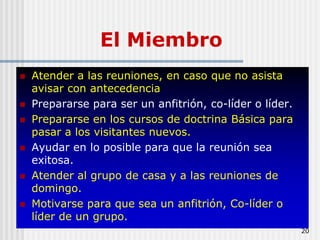 Apoyar al Líder en lo que sea necesário.