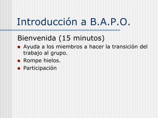 20El Miembro Atender a las reuniones, en caso que no asista avisar con antecedenciaPrepararse para ser un anfitrión, co-líder o líder.Prepararse en los cursos de doctrina Básica para pasar a los visitantes nuevos.Ayudar en lo posible para que la reunión sea exitosa.Atender al grupo de casa y a las reuniones de domingo.Motivarse para que sea un anfitrión, Co-líder o líder de un grupo.
