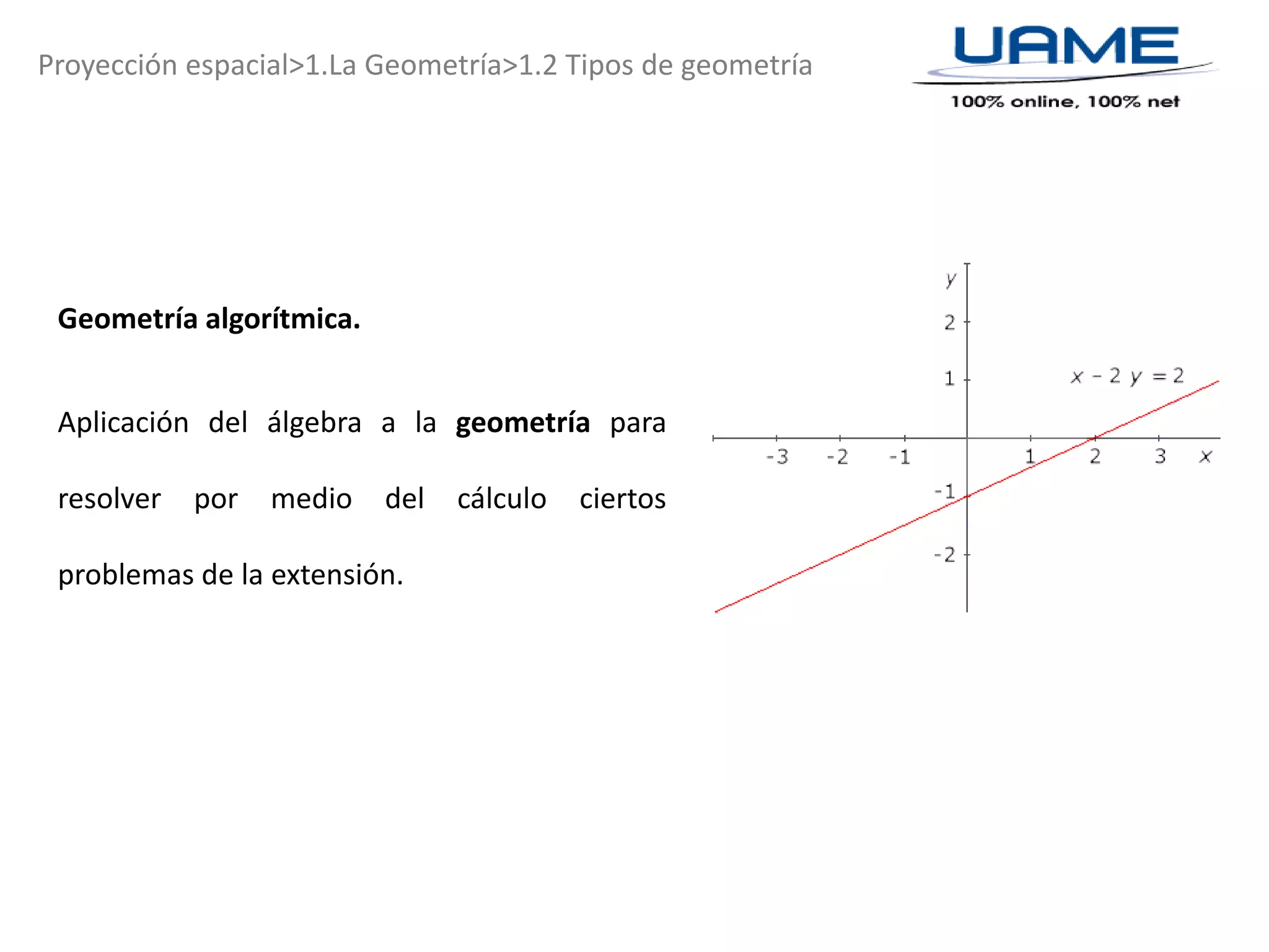 Sesion 2 tipos de geometria | PPT