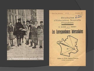 La correspondencia escolar 1945
 