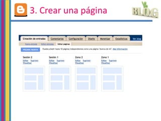 3. Crear una página
 