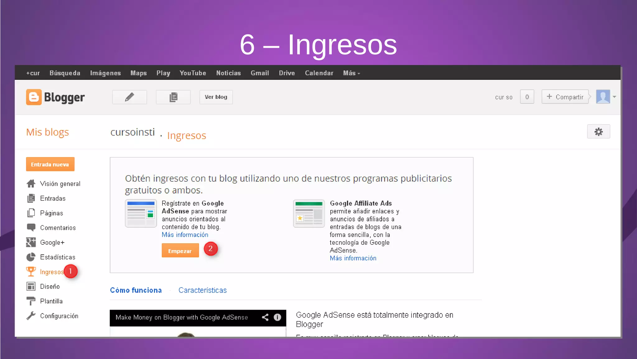 6 – Ingresos
 