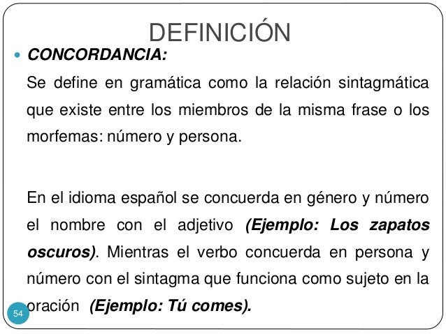 Sustantivos - Articulo - Adjetivo - Concordancia