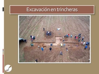 Excavación en trincheras
 