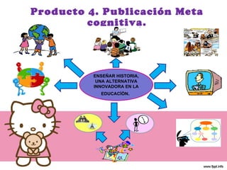Producto 4. Publicación Meta cognitiva. ENSEÑAR HISTORIA, UNA ALTERNATIVA INNOVADORA EN LA EDUCACÌÒN .   