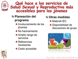 Rol del@ObstetraSaber comprender cuándo un problema de conducta es una crisis transitoria y cuándo se trata de algo que persistirá o que provocará trastornos posteriores.Erroresbásicos en Educación SexualSituarlascosasmuyligerasHablar a un nivelinadecuadoEstarmuyorientado a problemasSer demasiadoabstracto