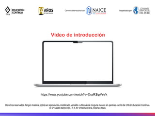 Video de introducción
https://www.youtube.com/watch?v=OcsRStpVeVk
 