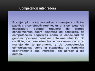 Competencia integradora

 