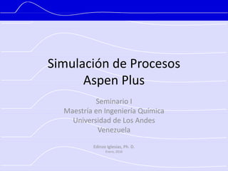 Simulación de Procesos Aspen Plus | PDF