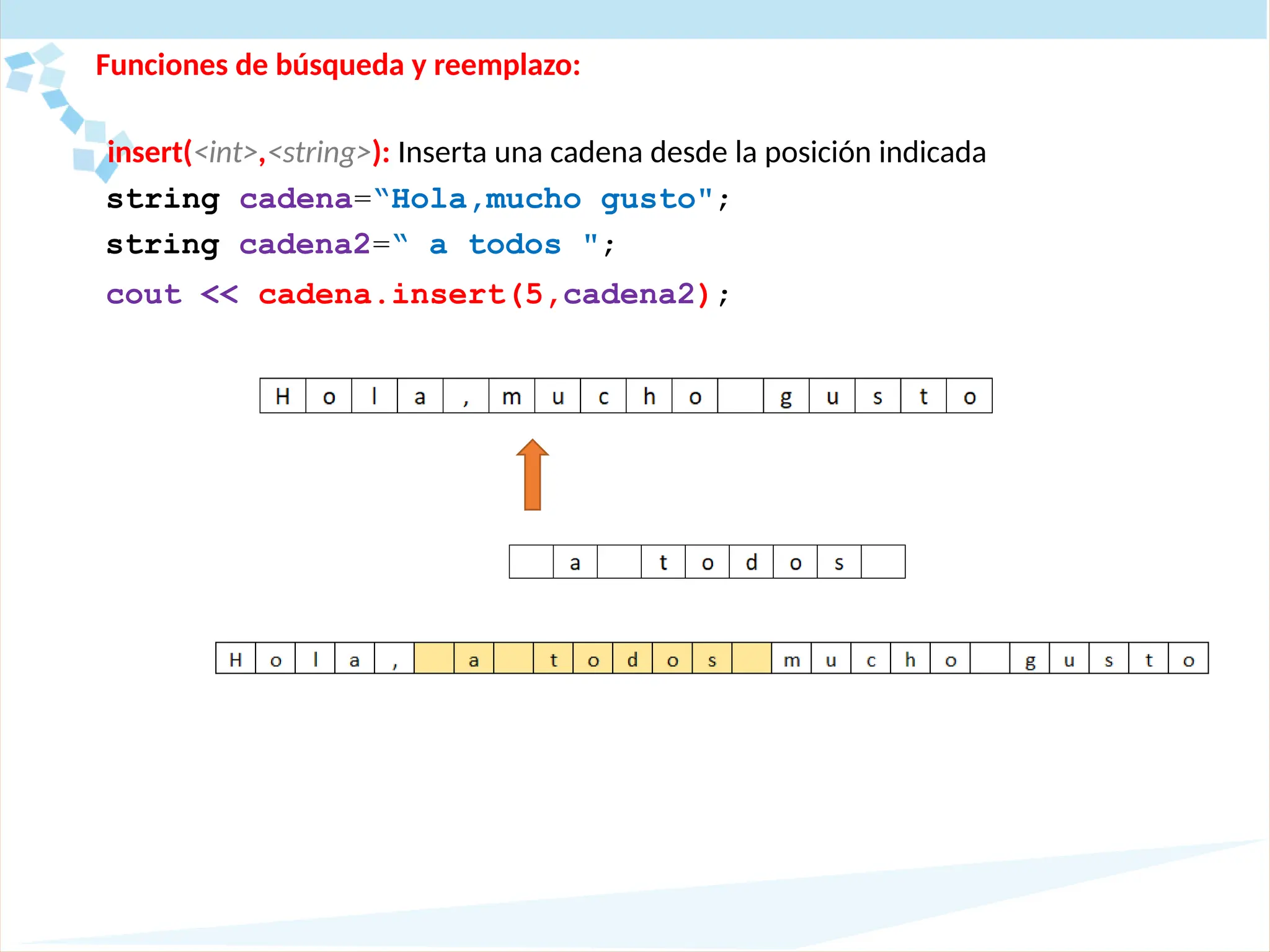 ARREGLOS Y CADENAS en C++ ------- | PPTX