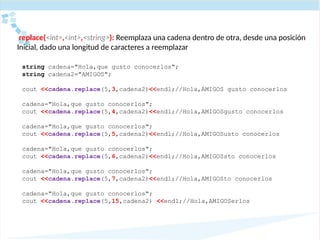 ARREGLOS Y CADENAS en C++ ------- | PPTX