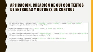 paython tkinter ecutar algún código en Python o necesitas ayuda con un ...