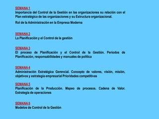 Sesion 5 modelos de control de la gestión | PDF