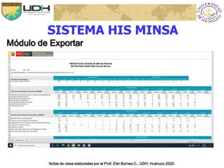 His Modules Comprehensive Overview of HIS-MINSA Healthcare Management System and ...