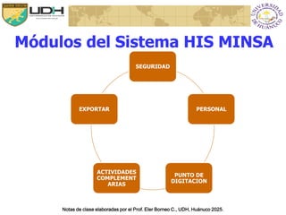 His Modules Comprehensive Overview of HIS-MINSA Healthcare Management System and ...