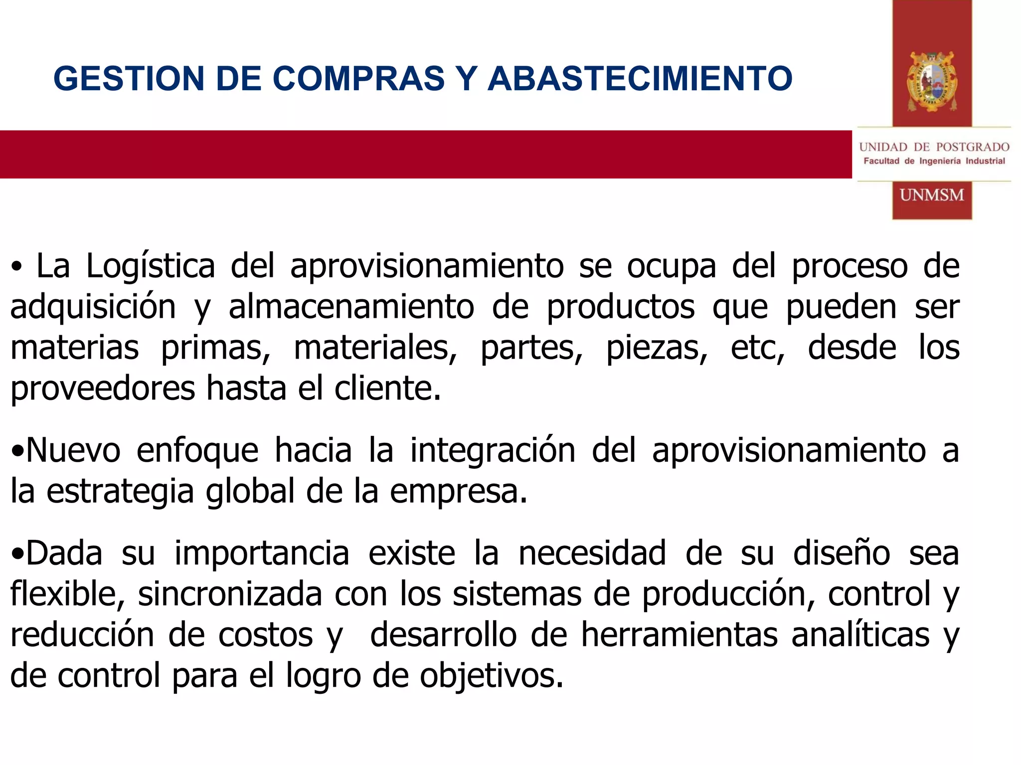 Gestion De Compras Y Abastecimiento | PPT