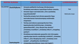 Sesion de aprendizaje en quechua para 1° y 2° multigrado | PPTX