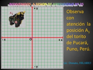 Observa
con
atención la
posición A1
del torito
de Pucará,
Puno, Perú.
Lic. Donato, HILARIO

 