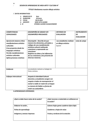 SESION de arte dibujo artístico de 3ero 2024.docx