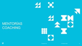 MENTORÍAS
COACHING
18 FEBRUARY 2022
Presentation Title 27
 