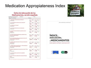 Medication Appropiateness Index
 